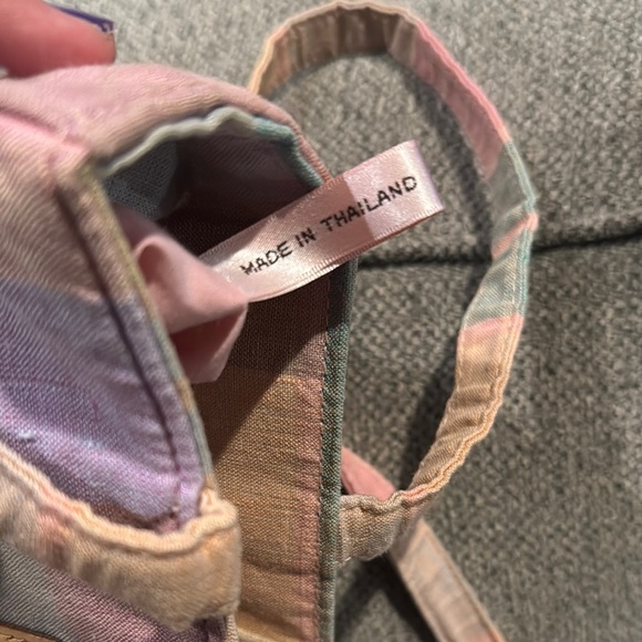 Lauren Ralph Lauren‎ Pink and Green Tote Bag - Picture 9 of 9